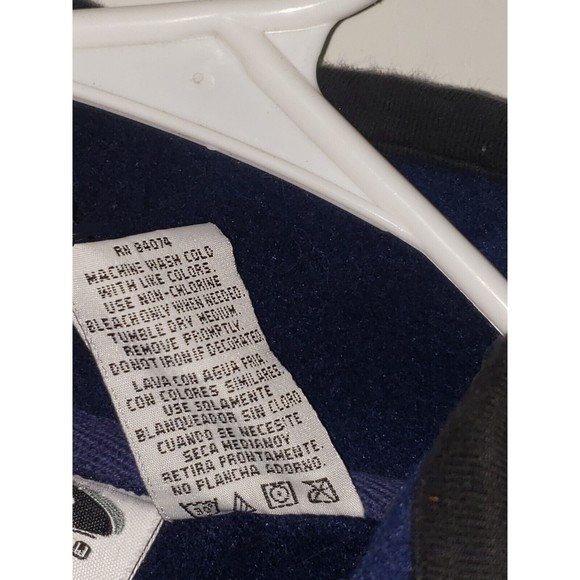 2000 The Edge Denver Broncos Vest Full Zip Up With 2 Mesh Pockets Size Medium - Picture 5 of 10